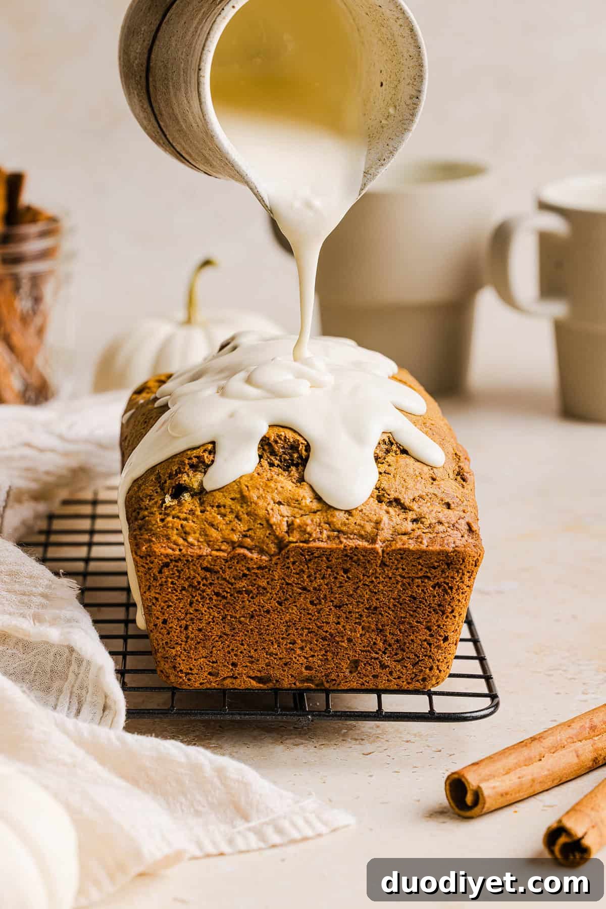 Moist Pumpkin Bread Recipe - Low Sugar, Whole Grain 5 Pumpkin bread slices