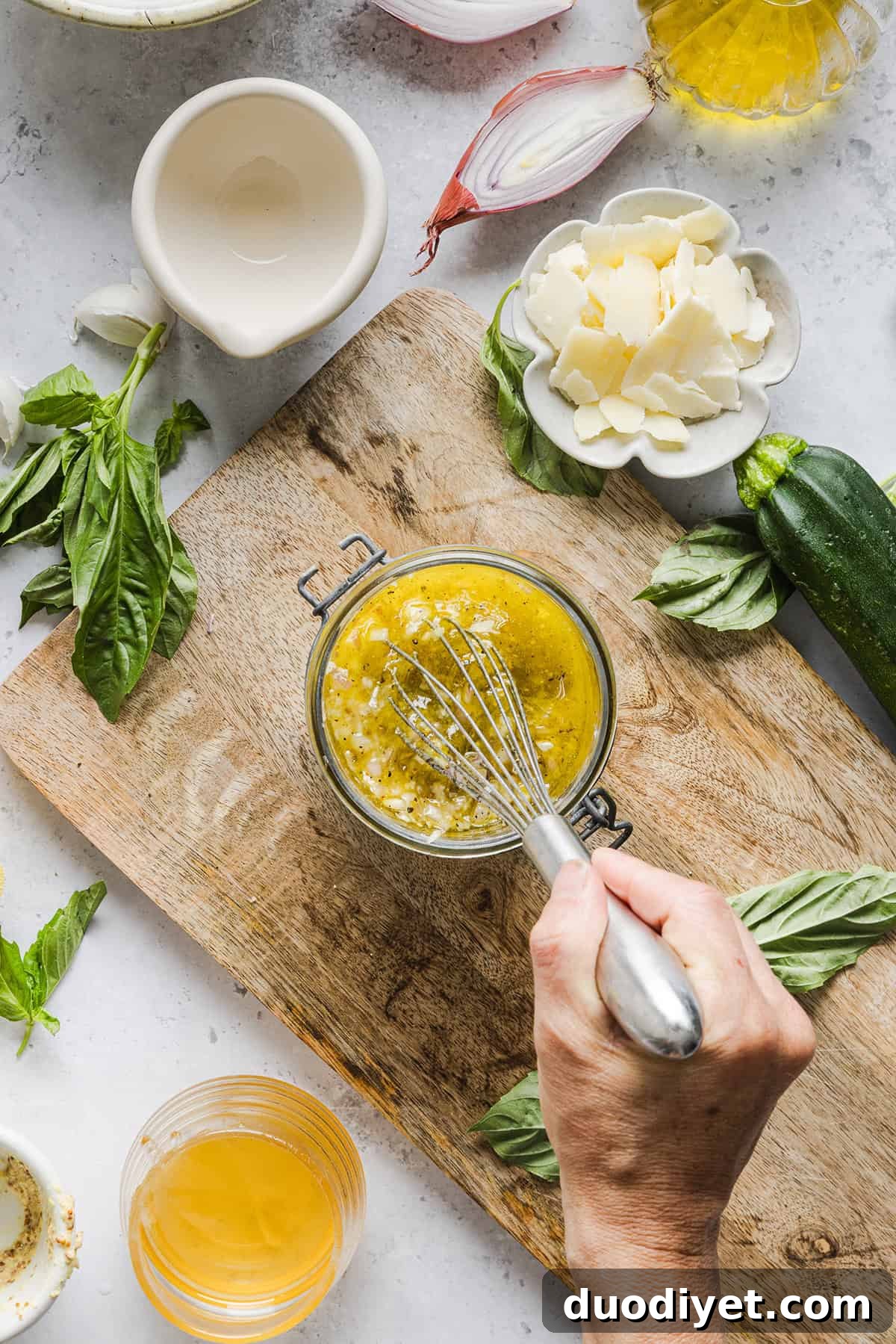 Zesty Lemon Basil Pasta Salad 4 Add this light and zesty Lemon Basil Pasta Salad to your summer menu! This pasta salad is refreshing, flavorful and packed with fresh veggies. The perfect side dish to bring to your next cookout or picnic and makes a healthy weeknight dinner!