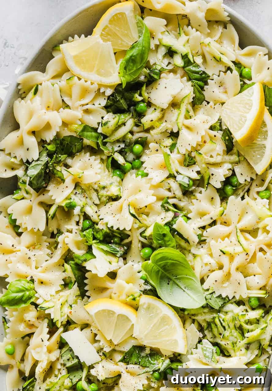 Zesty Lemon Basil Pasta Salad 7 Add this light and zesty Lemon Basil Pasta Salad to your summer menu! This pasta salad is refreshing, flavorful and packed with fresh veggies. The perfect side dish to bring to your next cookout or picnic and makes a healthy weeknight dinner!