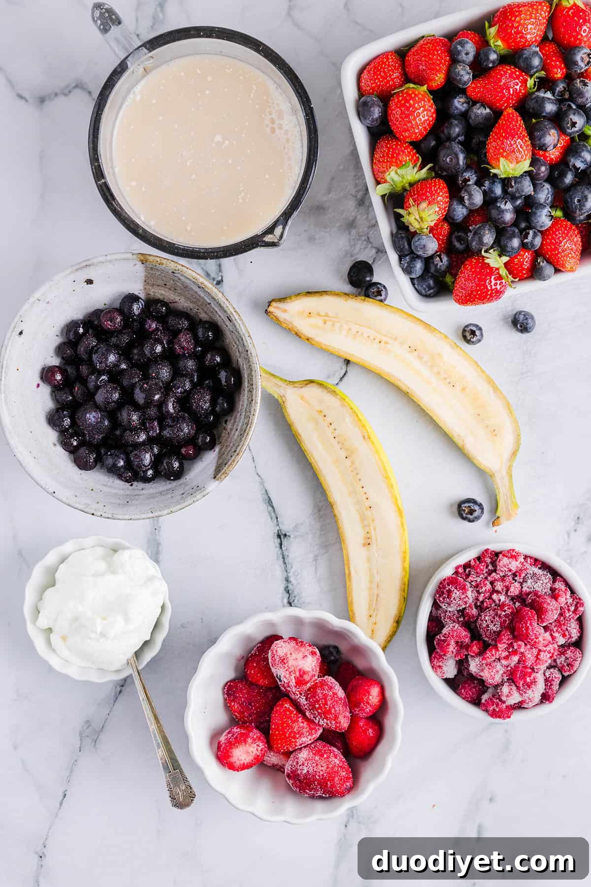 Creamy Mixed Berry Smoothie Recipe 3 Mixed Berry Smoothie in a glass, colorful and nutritious