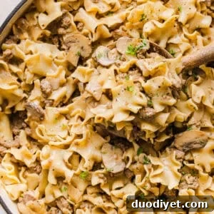 Small image of Healthy Ground Beef Stroganoff