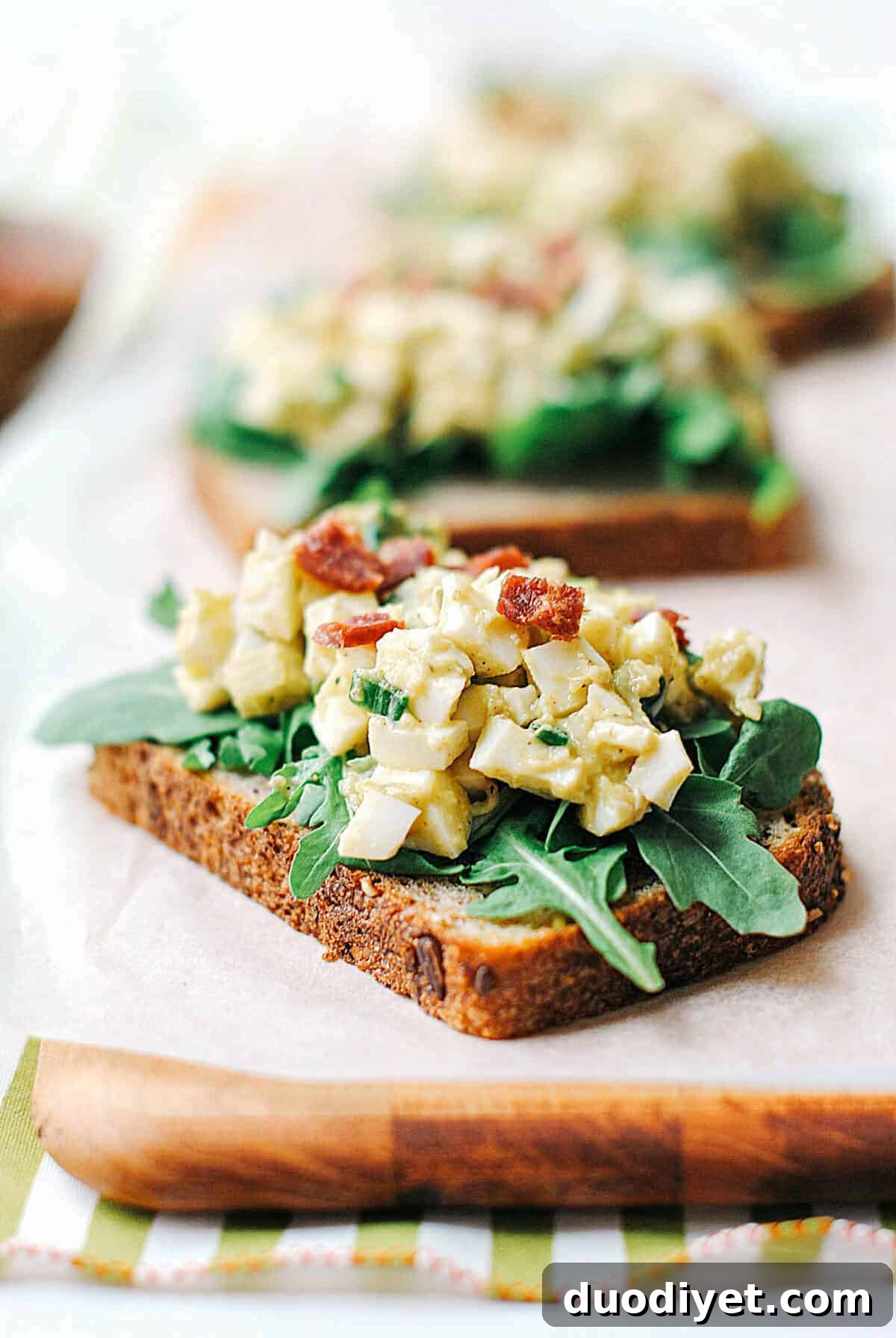6 Creative Ways to Use Hard-Boiled Eggs 7 This Egg White Avocado Salad is a light, creamy option made with chopped hard-boiled egg whites and ripe avocado for a fresh, wholesome flavor that tastes great on toast! A great way to use leftover eggs while creating a nutritious, protein-packed meal.