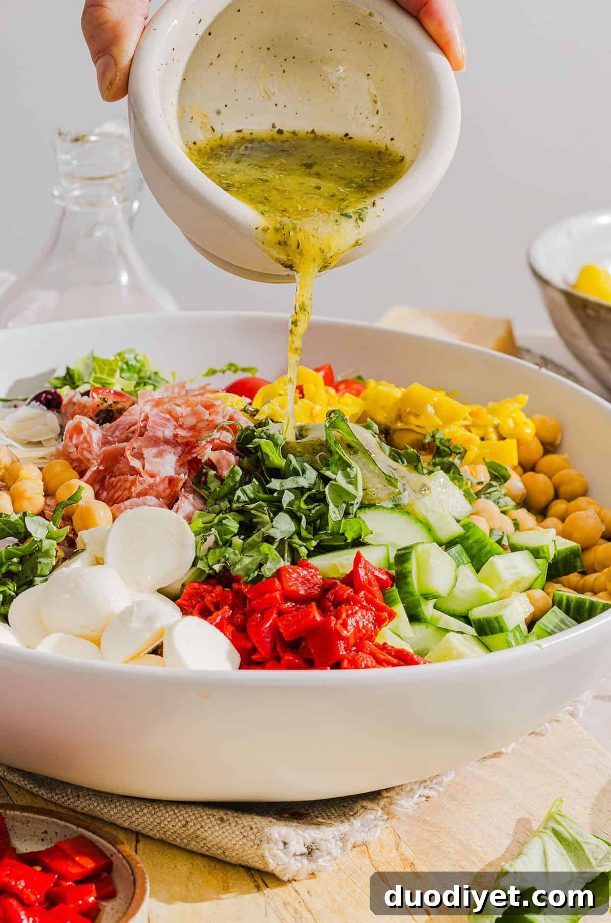 Classic Italian Chopped Salad with Zesty Vinaigrette 5 img 33059 5