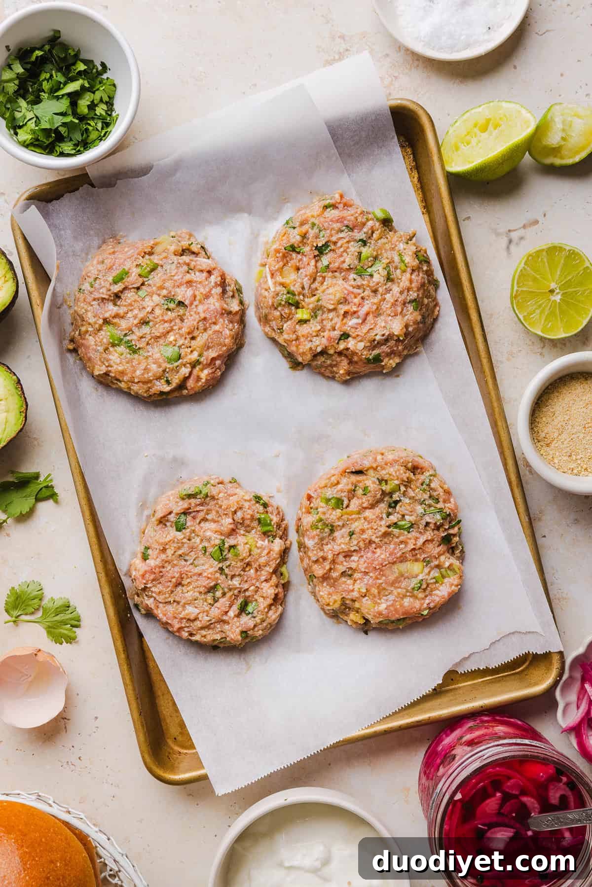 Burger patties on a grill pan