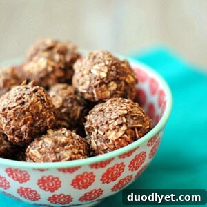 Bowl of Chocolate Peanut Butter Balls