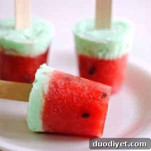 Watermelon Ice Pops