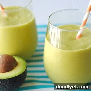 Mango Avocado Smoothie bowl