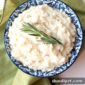 Creamy Garlic and Rosemary Mashed Cauliflower 4 img 5992 3