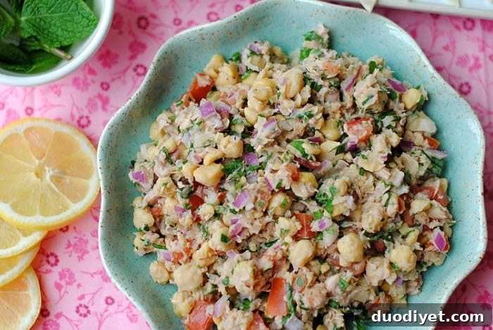 Zesty Lemon Chickpea and Tuna Salad Recipe 3 221 (1)