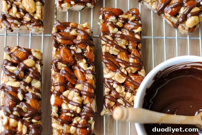 Copycat Kind Bars Recipe: Homemade Nut and Date Snack Bars 3 Homemade KIND Bars ingredients and finished bars