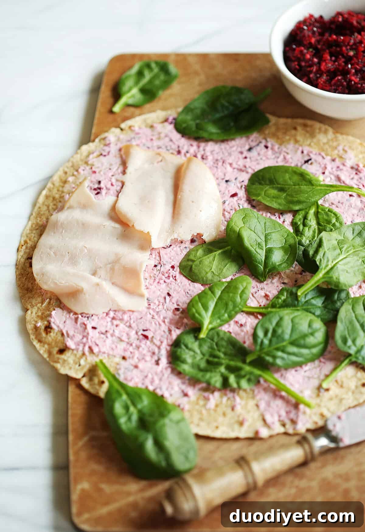 Turkey Pinwheels on a platter