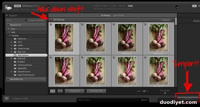 Easy Lightroom Tips and Tricks to achieve those beautiful food photos! eat-yourself-skinny.com