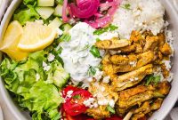 Make-Ahead Chicken Shawarma Bowls