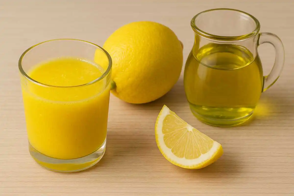 çiğ yumurta sarısı zeytinyağı limon karışımı