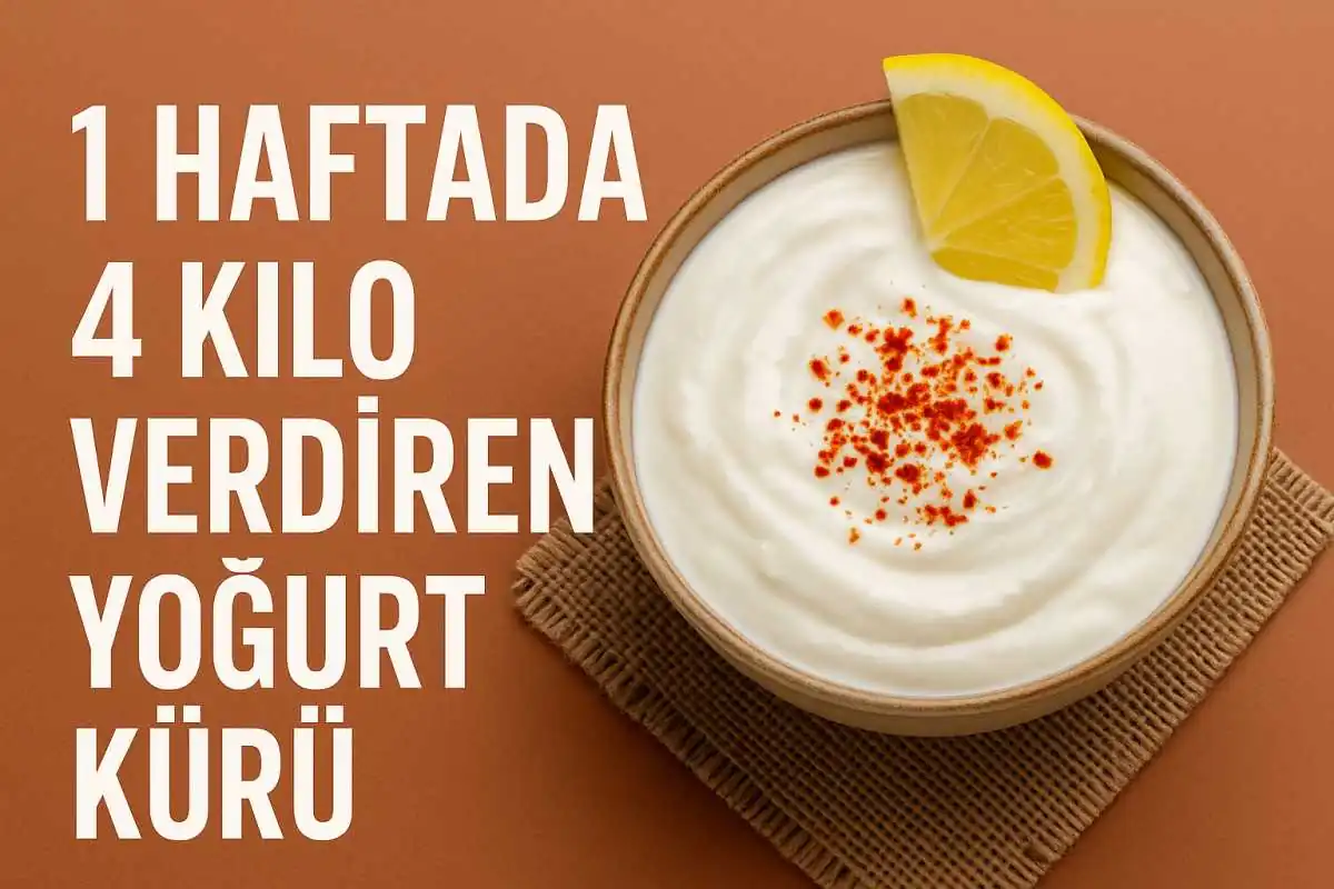 1 Haftada 4 Kilo Verdiren Yoğurt Kürü